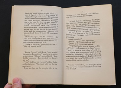 Lot 659 - Huxley (Aldous). Brave New World, 1st edition, 1932