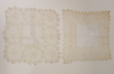 Lot 165 - Handkerchiefs. A collection of handkerchiefs, 19th and early 20th century