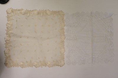 Lot 165 - Handkerchiefs. A collection of handkerchiefs, 19th and early 20th century