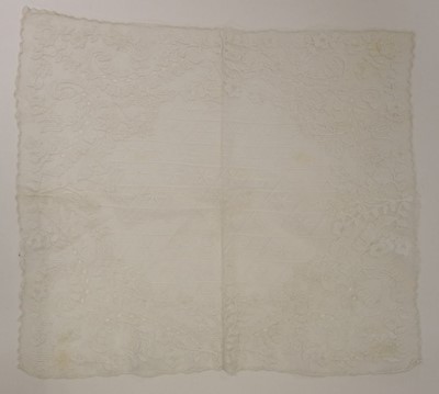 Lot 165 - Handkerchiefs. A collection of handkerchiefs, 19th and early 20th century