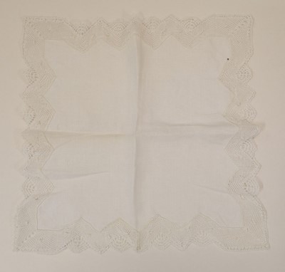 Lot 165 - Handkerchiefs. A collection of handkerchiefs, 19th and early 20th century