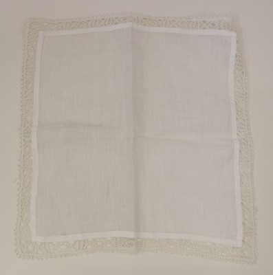 Lot 165 - Handkerchiefs. A collection of handkerchiefs, 19th and early 20th century