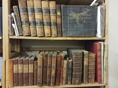 Lot 368 - Antiquarian. A large collection of 18th & 19th-century literature & reference books