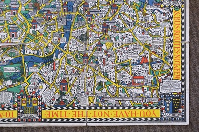 Lot 122 - London. Gill (MacDonald), The Wonderground Map of London Town..., 1924