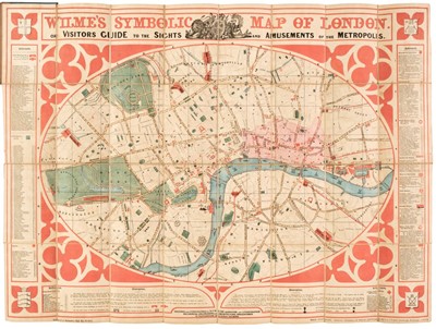 Lot 127 - London. Wilme (B. P. W. surveyor). Wilme's Symbolic Map of London..., Baily Brothers, 1851