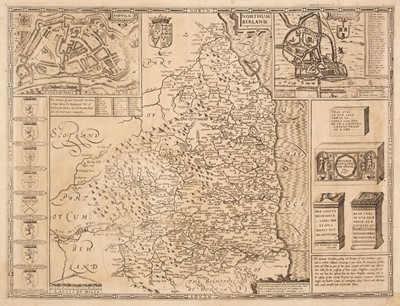 Lot 133 - Northumberland. Speed (John),  Northumberland, John Sudbury & George Humble,  1611 or later