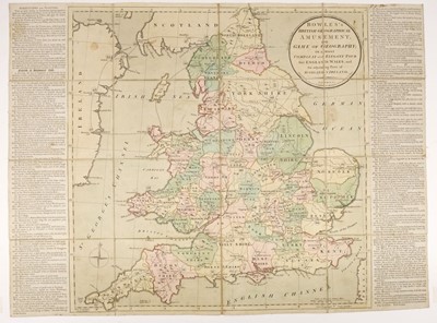 Lot 101 - Geographical Game. Bowles (Carington), Bowles's British Geographical Amusement..., 1791