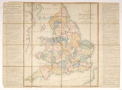 Lot 102 - Geographical Game. Wallis (E. publisher), Wallis's New Railway Game..., circa 1845
