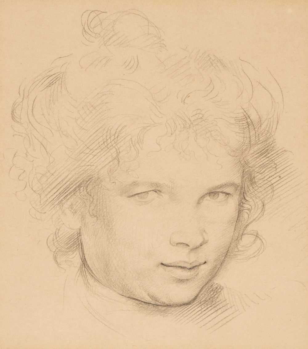 Lot 415 - John (Augustus, 1878-1961). Portrait of Ida Nettleship, pencil