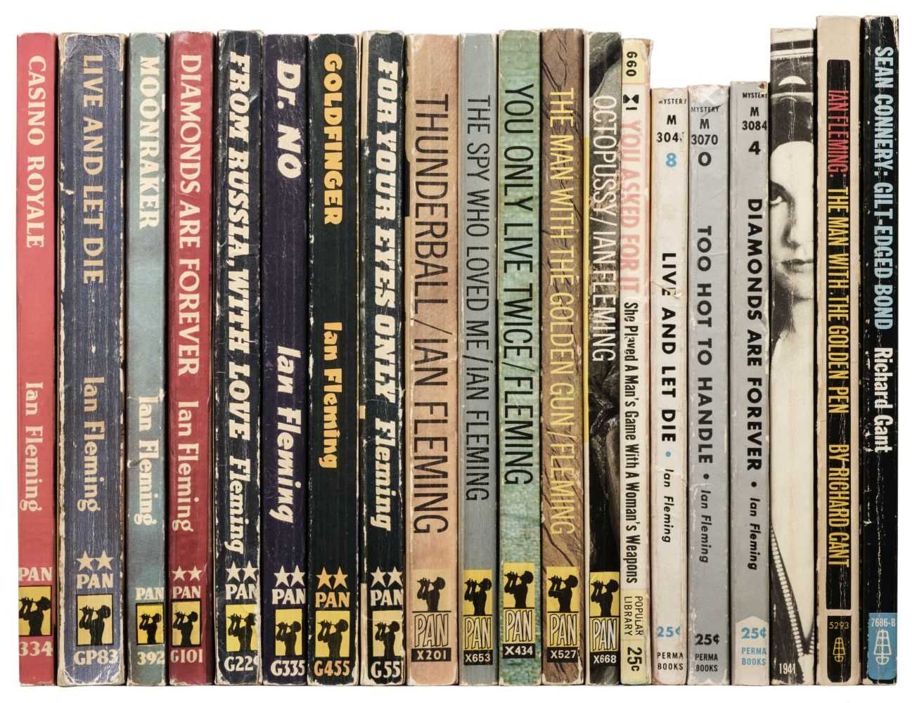 Lot 617 - Fleming (Ian). A set of 13 James Bond paperback editions, 1955-67