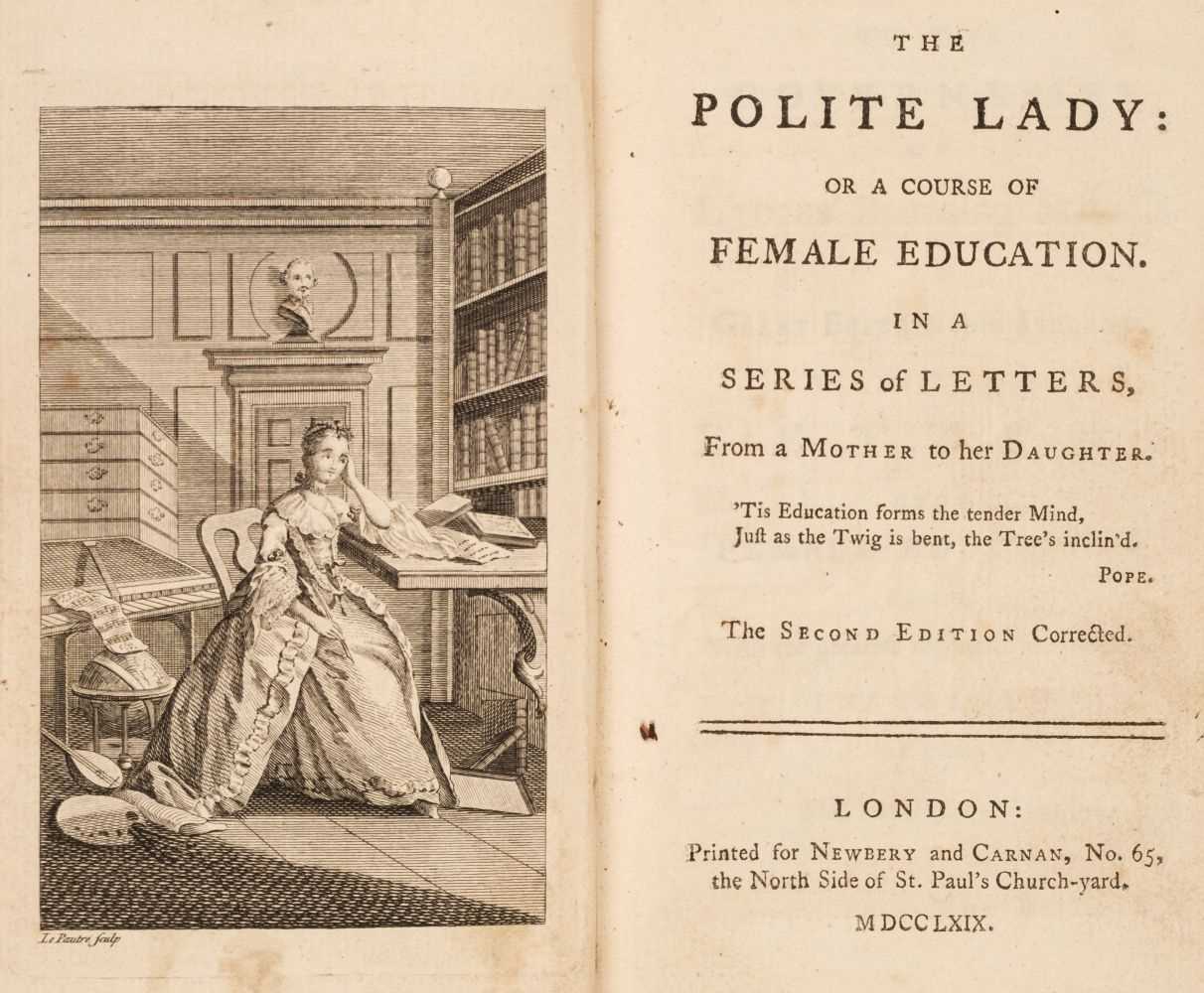 Lot 418 - Allen (Charles). The Polite Lady: or a course of Female Education, 1769