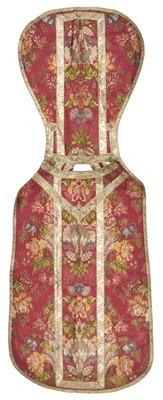 Lot 136 - Chasuble. A brocade chasuble, 18th century