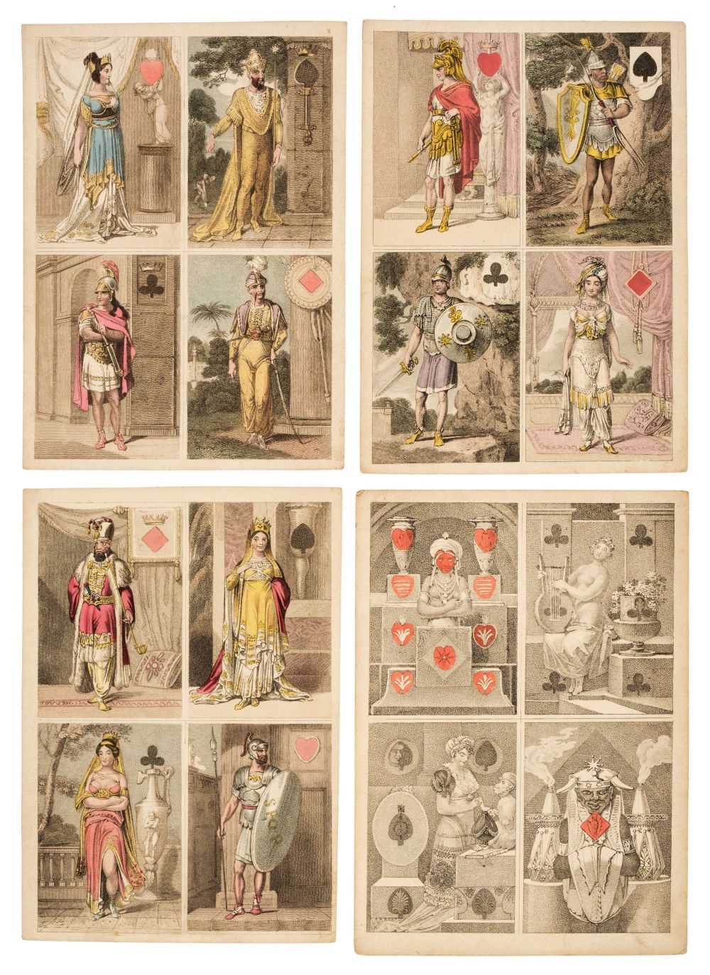 Lot 459 - Transformation playing cards. Beatrice, or the Fracas, 1st edition, Rudolph Ackermann, [1817]