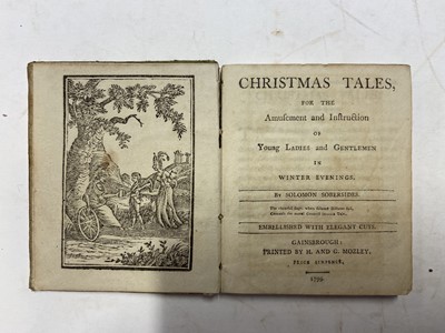 Lot 444 - Sobersides (Solomon, pseudonym). Christmas Tales, 1799