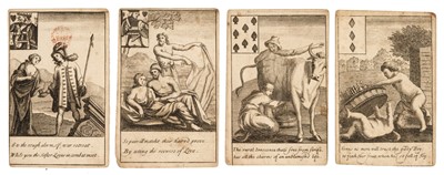 Lot 454 - Lenthall (John, publisher). Love Cards, or the Intrigues and Amusements ..., circa 1712-1717