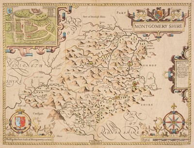 Lot 154 - Wales. Speed (John), Montgomery Shire, Thomas Bassett & Richard Chiswell, 1676