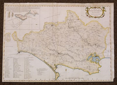 Lot 105 - Hampshire & Dorset. A collection of five maps, mostly 18th & 19th century