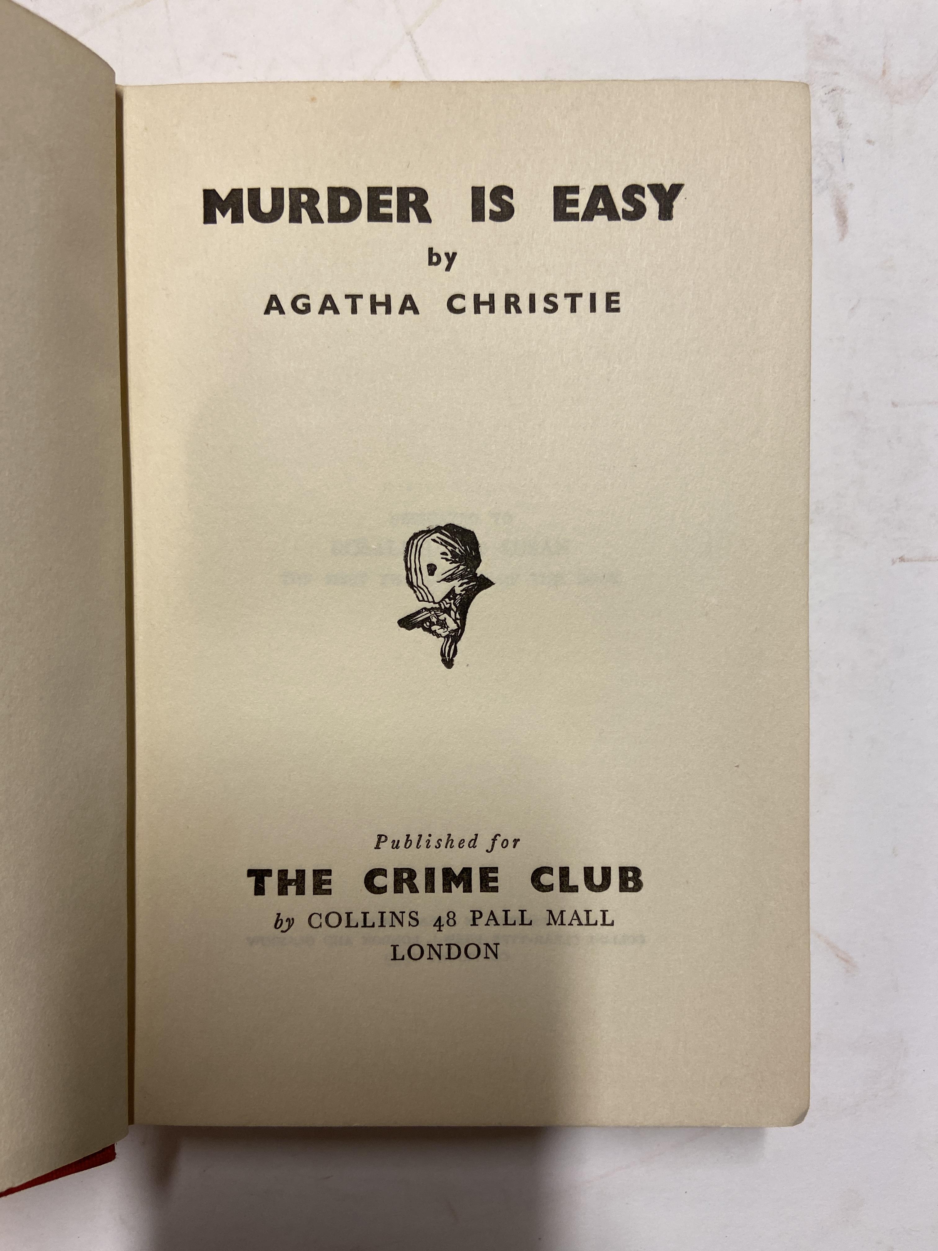 Lot 599 - Christie (Agatha). Death in the Clouds, 1935