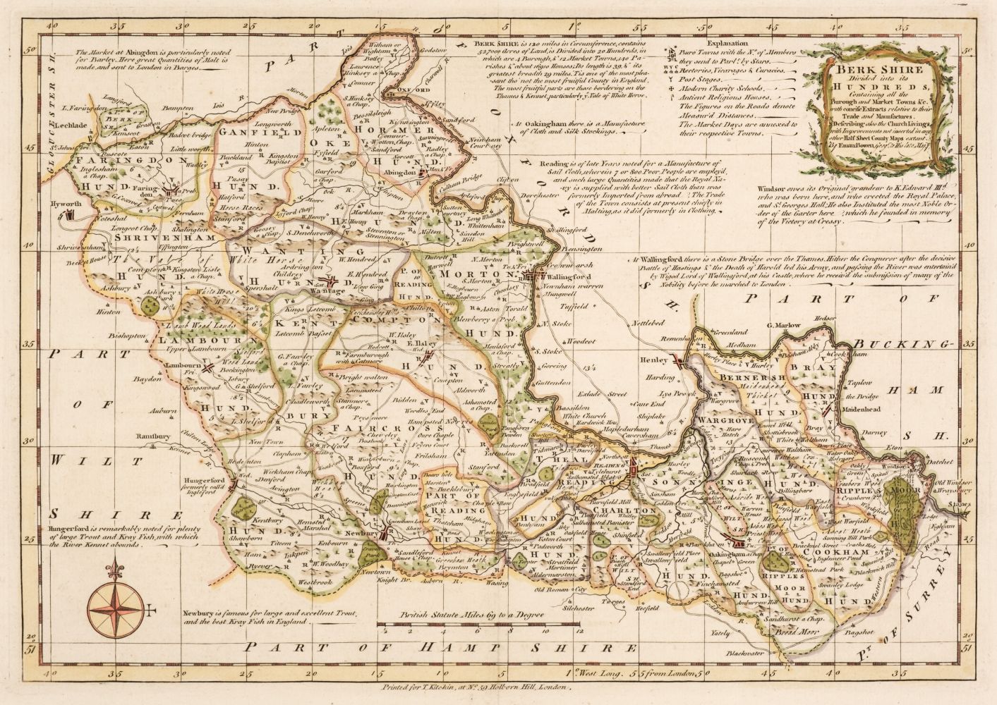 Lot 80 - Berkshire, Buckingham and Oxfordshire. A