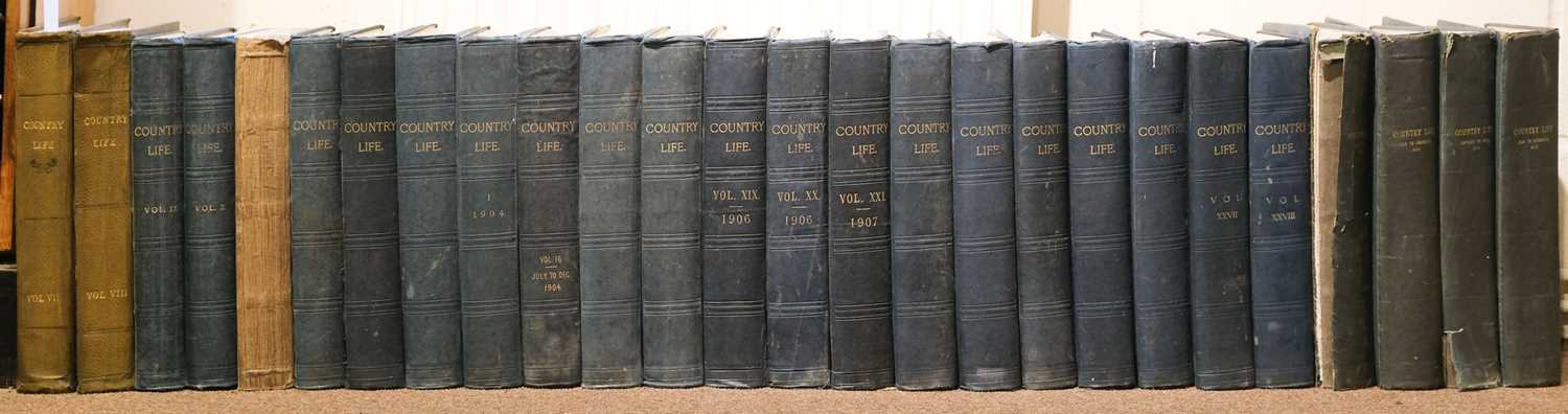 Lot 90 - Country Life. Country Life Illustrated..., 26 volumes (vols. 7-32), London, 1900-1912