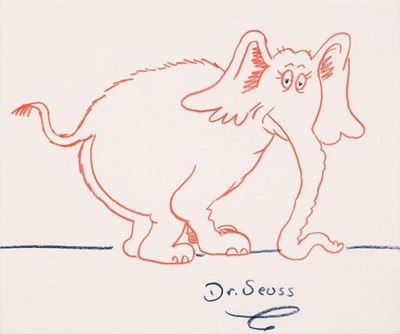 Lot 523 - Geisel (Theodor Seuss, 'Dr. Seuss', 1904-1991). Horton the Elephant