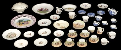 Lot 470 - Nursery Ceramics. A collection of early 20th century child's ceramics