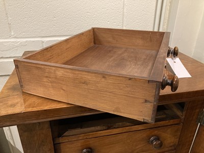 Lot 122 - Wellington Chest. A Victorian walnut wellington chest