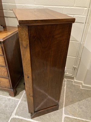 Lot 122 - Wellington Chest. A Victorian walnut wellington chest