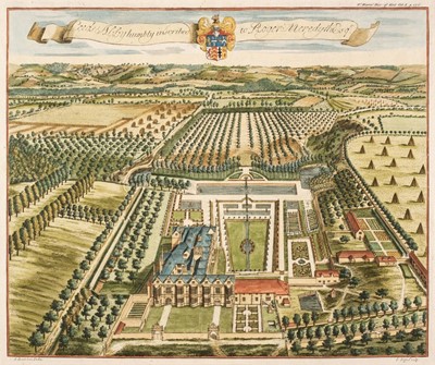 Lot 181 - Kip (Johannes). Twenty aerial prospects of manor houses, 1712 or later