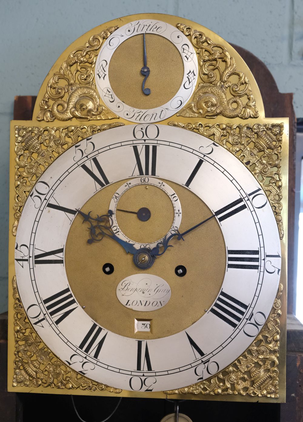 Lot 89 - Longcase Clock. A fine George II longcase