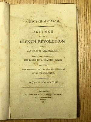 Lot 300 - Burke (Edmund). Reflections on the Revolution in France, 1790