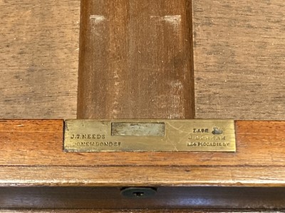 Lot 127 - Partners Desk. A Victorian mahogany partners desk