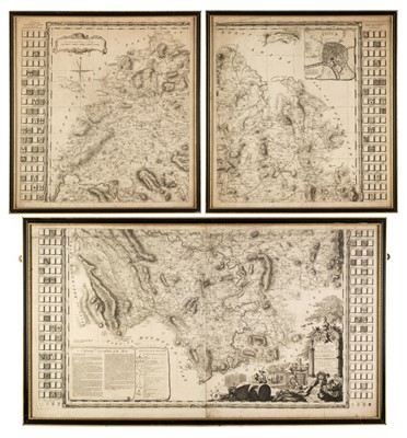 Lot 107 - Herefordshire. Taylor (Isaac), ..., New Map of the County of Hereford..., 1754