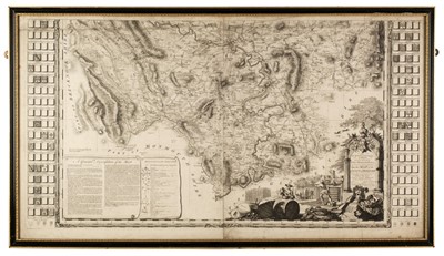 Lot 107 - Herefordshire. Taylor (Isaac), ..., New Map of the County of Hereford..., 1754