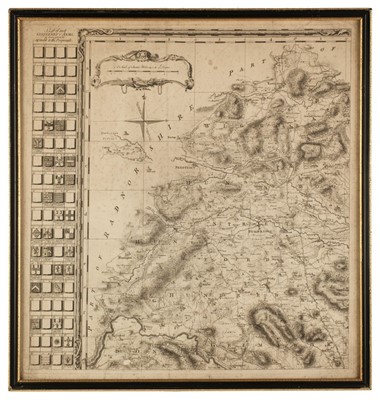 Lot 107 - Herefordshire. Taylor (Isaac), ..., New Map of the County of Hereford..., 1754