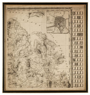 Lot 107 - Herefordshire. Taylor (Isaac), ..., New Map of the County of Hereford..., 1754