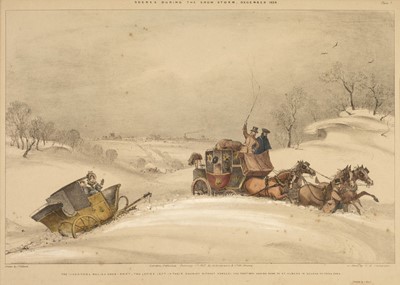 Lot 168 - Campion (G. B.). Scenes During the Snow Storm. December 1836
