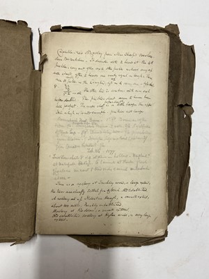 Lot 55 - Berwickshire Naturalists' Club. A manuscript journal compiled by James Hardy