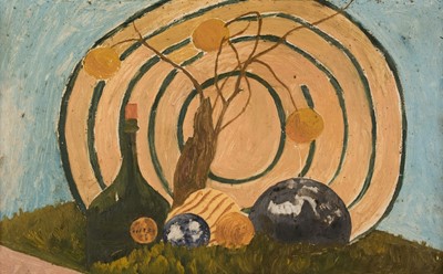 Lot 451 - Sitwell (Georgia, 1905-1980), Le Chapeau de Paille, oil on canvas