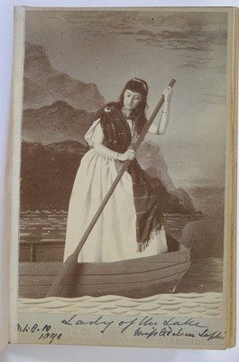Lot 212 - Victoria (1819-1901). A group of 4 tableaux vivants photograph albums taken at Balmoral Castle