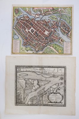 Lot 136 - Poland. A collection of 36 town and city plans, 17th - 19th century