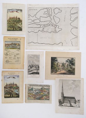 Lot 136 - Poland. A collection of 36 town and city plans, 17th - 19th century