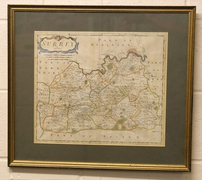 Lot 104 - Gloucestershire. Blaeu (Johannes). Glocestria Ducatus vulgo Glocestershire, circa 1648