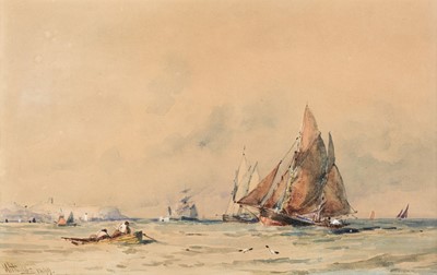 Lot 191 - Phillips (W, late 19th century). Whitby shipping 1899 and other watercolours