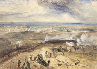 Lot 25 - Simpson (William, 1823-1899). The Bombardment of Sebastopol, 1856