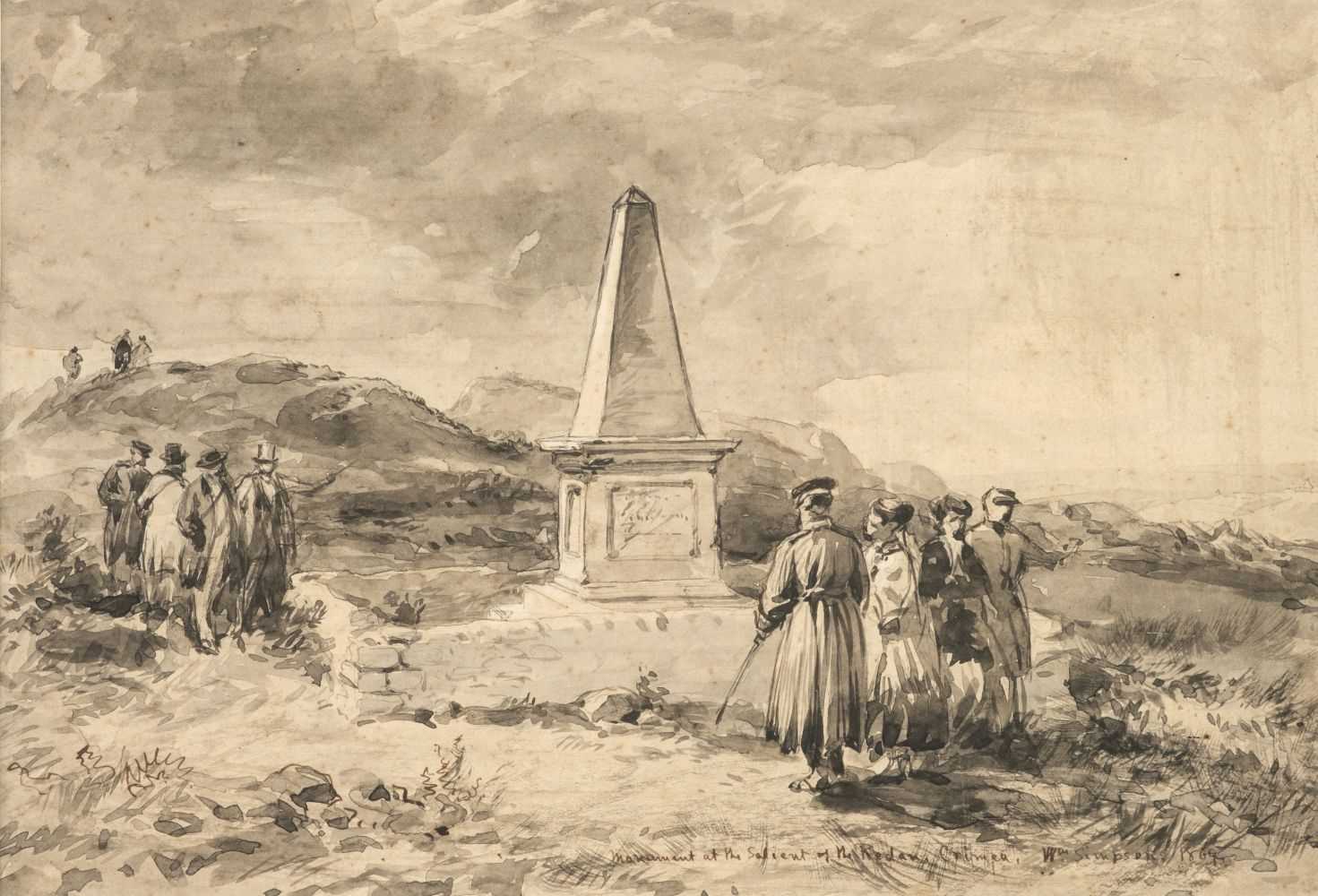 Lot 29 - Simpson (William, 1823-1899). Monument at the Salient of the Redan