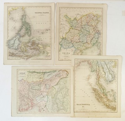 Lot 152 - Maps. A collection of approximately 130 maps, mostly  early-mid 19th century