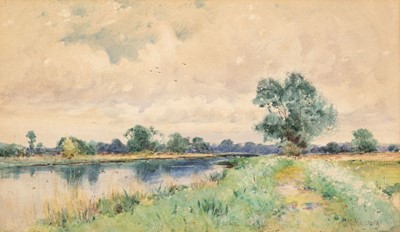 Lot 184 - Macintosh (John M, 1847-1913). On the River Kennet, watercolour on paper and other  landscapes