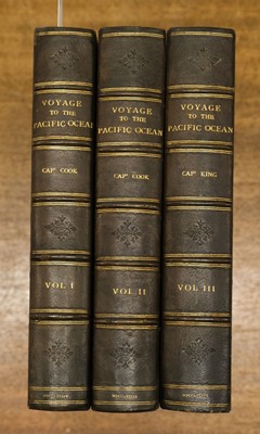 Lot 1 - Cook (James). A Voyage to the Pacific Ocean, 1st edition, 3 volumes, 1784