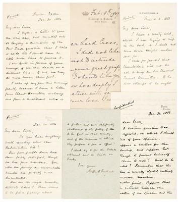 Lot 224 - Cross (Richard Assheton, 1823-1914, 1st Viscount Cross). An archive of correspondence